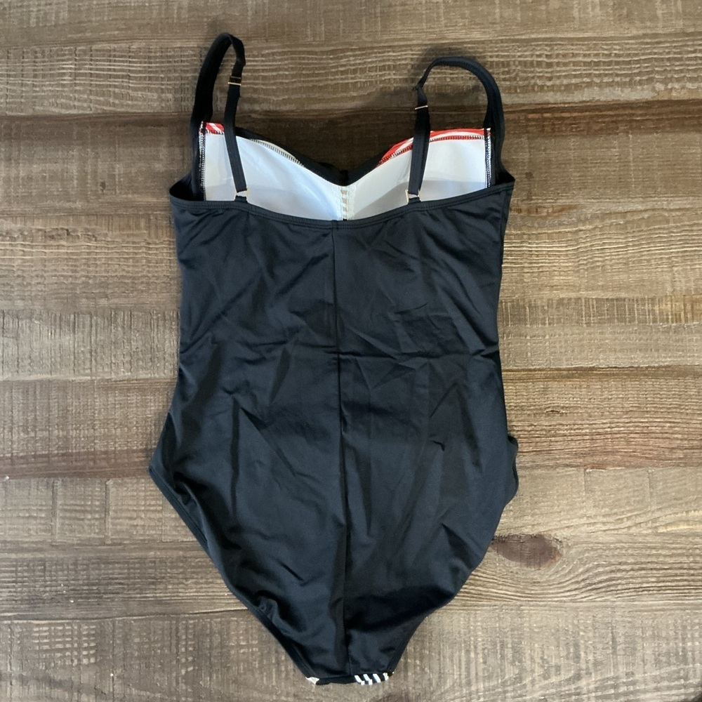 La Blanca Island Goddess One Piece Swimsuit Size 12 - Picture 3 of 9